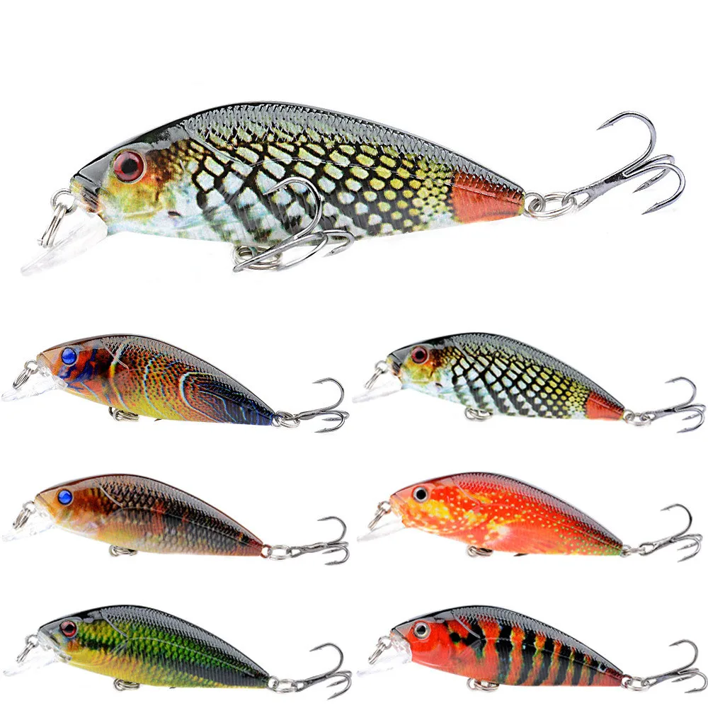 Minnow flotante Wobbler con UV resistente para pesca de carpa