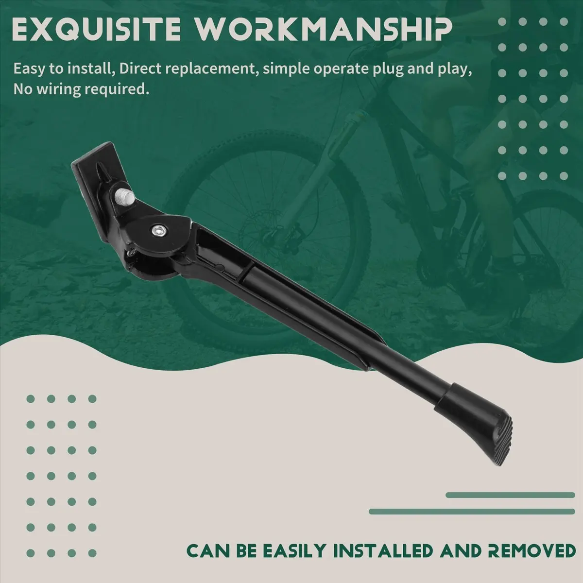 ABJV 14 16 18 20 24 26 Inch Bicycle Adjustable Kickstand for K3 PLUS S18 D8 P8 Folding Bike Road Bicycle with Hole