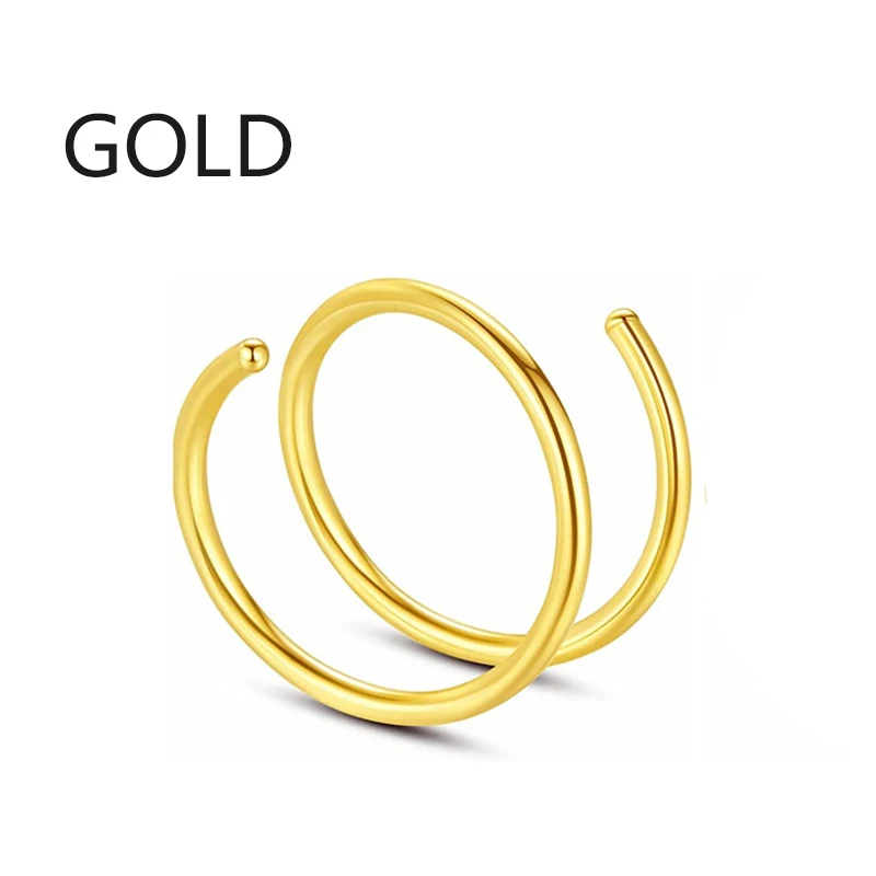 Frauen Gefälschte Piercing Nase Ring Hoop Septum Nicht Piercing Nase Clip Rock HipHoop Edelstahl Magnet Mode Punk Körper Schmuck