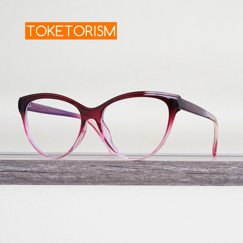 

Toketorism Vintage Design Ladies' Glasses Anti Blue Light Women's Eyewear Optical Eyeglass Frames 83082