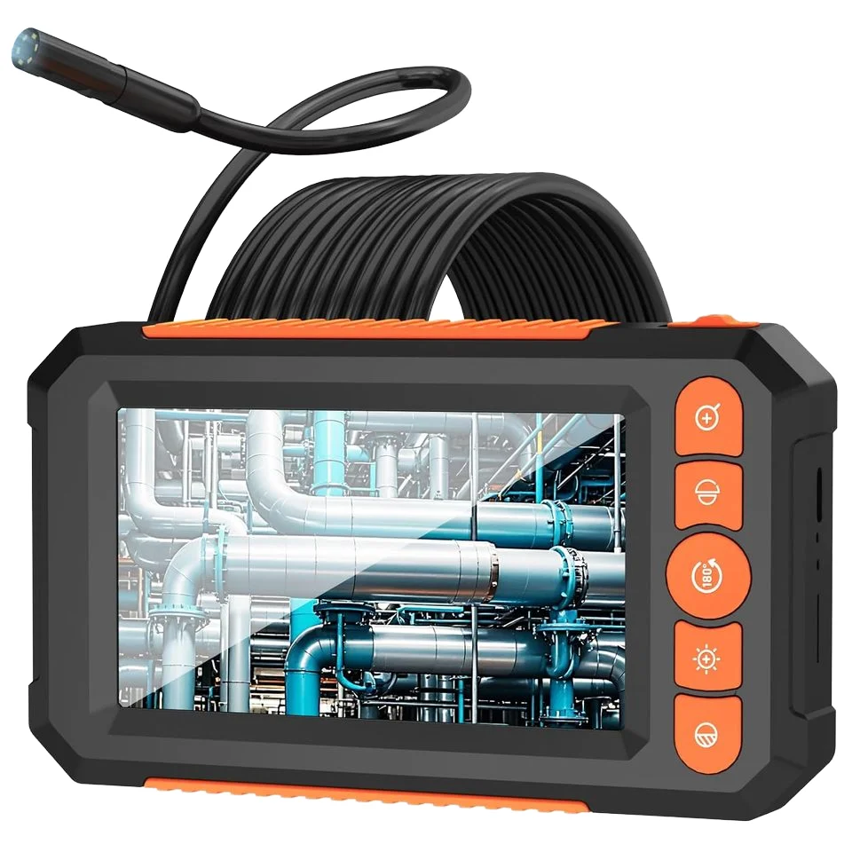 

New Launch 1080P HD Industrial Borescope IPS Screen Endoscope Camera 8 LED Lights 2000mAh IP67 Waterproof 1 Year CMOS