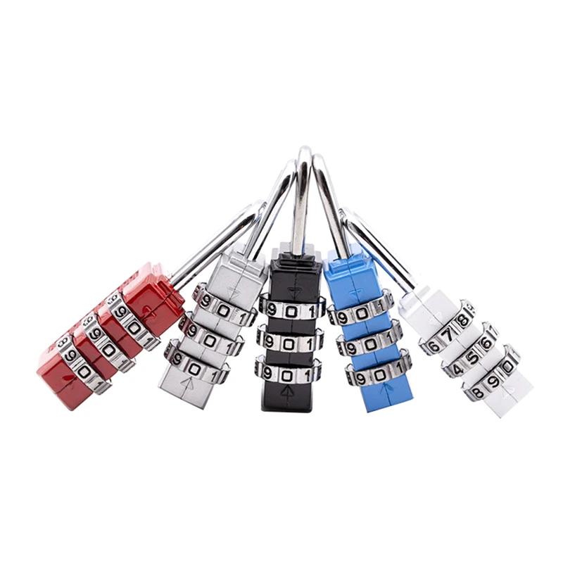Nice 3 Digit Dial Combination Code Number Lock Padlock For Luggage Zipper Bag Backpack Handbag Suitcase Drawer Durable Locks