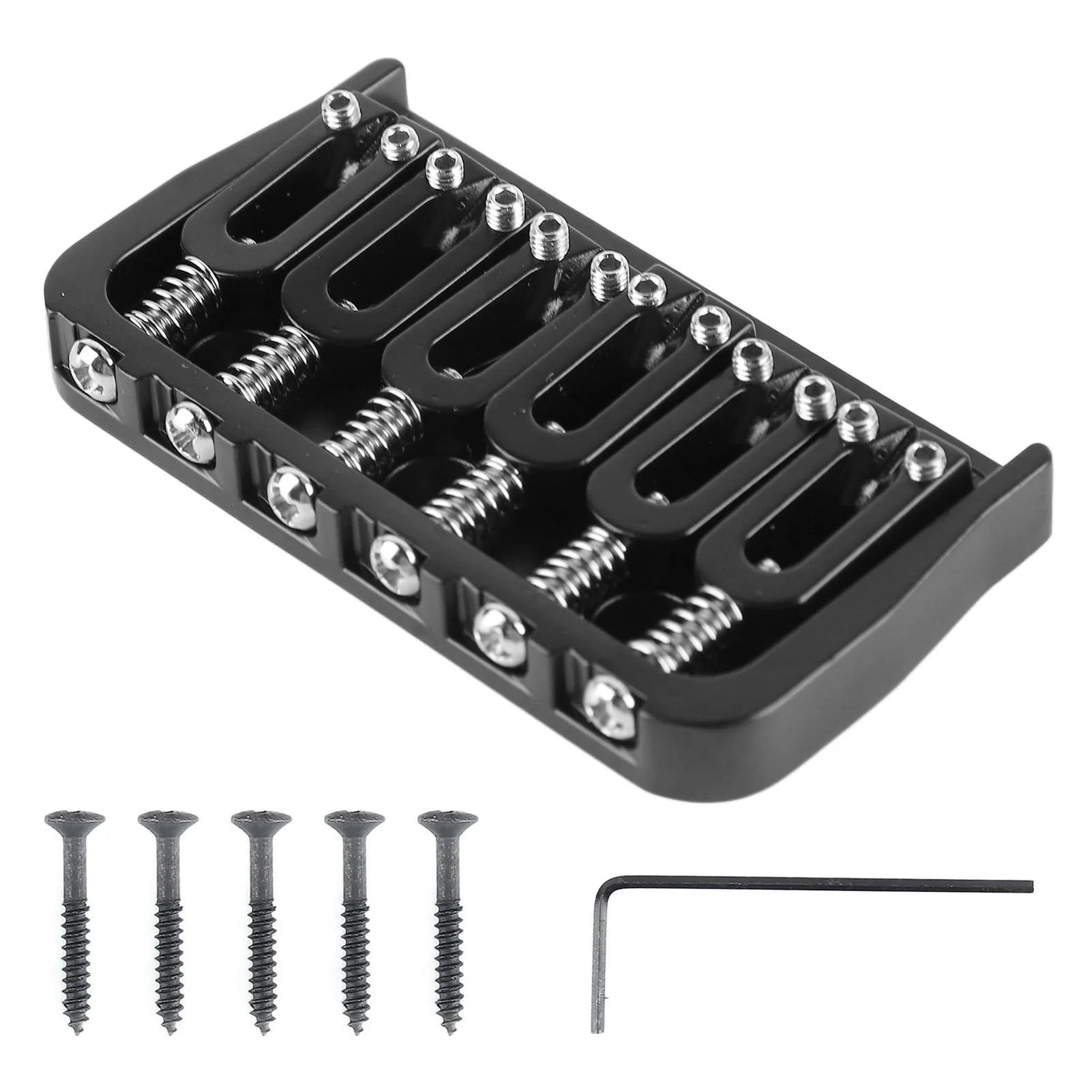 Electric Guitar Fixed Bridge Metal Adjustable Professional Guitar Fixed Bridge Replacement