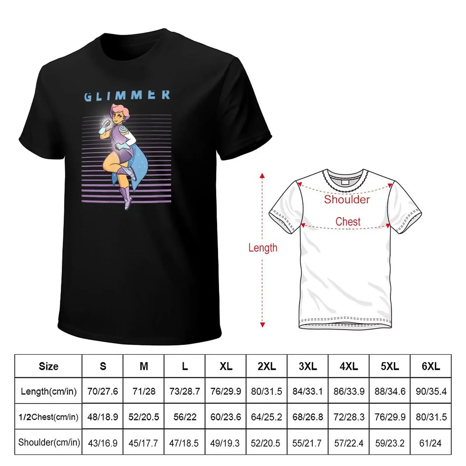 She-Ra and The Princess of Power Glimmer T-Shirt cute tops Short sleeve tee blanks slim fit t shirts for men