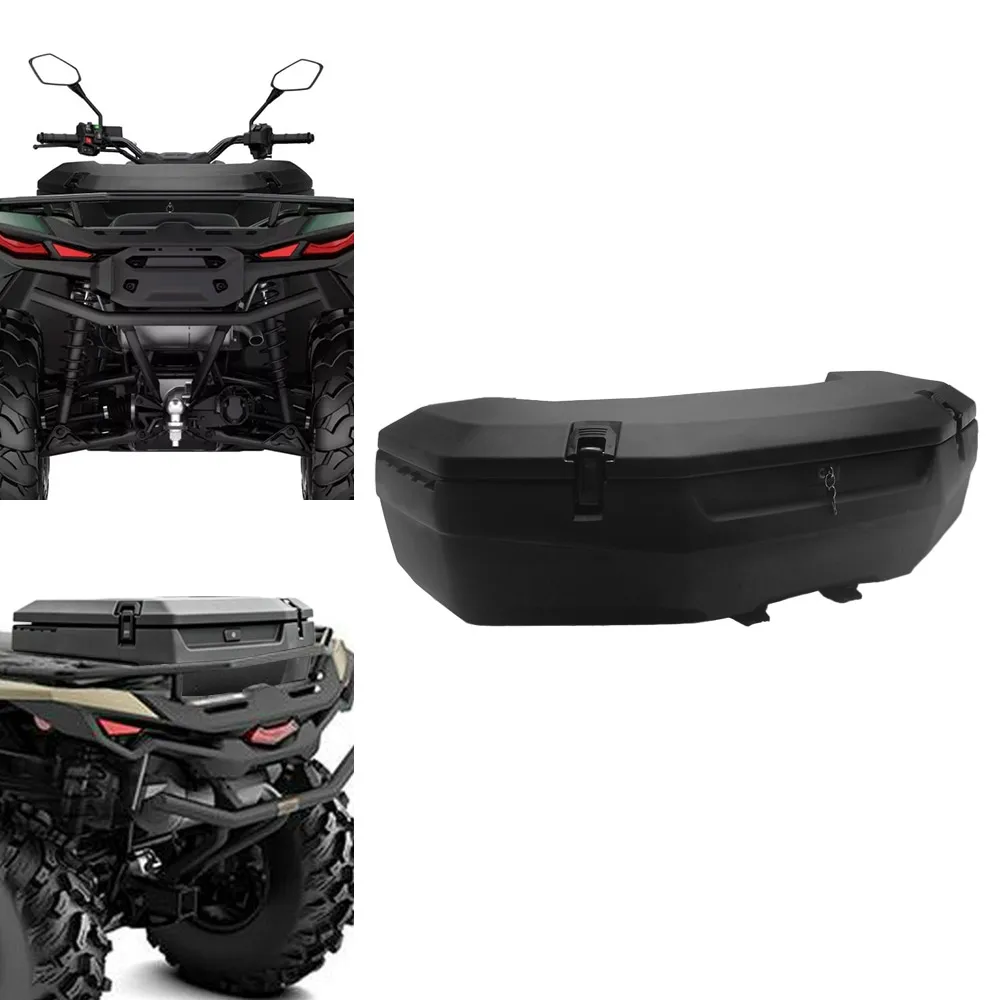 30L Rear Trunk Storage Box Lockable Cargo Bin for Can-Am Maverick R MAX 2024-2026 Outlander 2025-2026 ATV UTV Parts