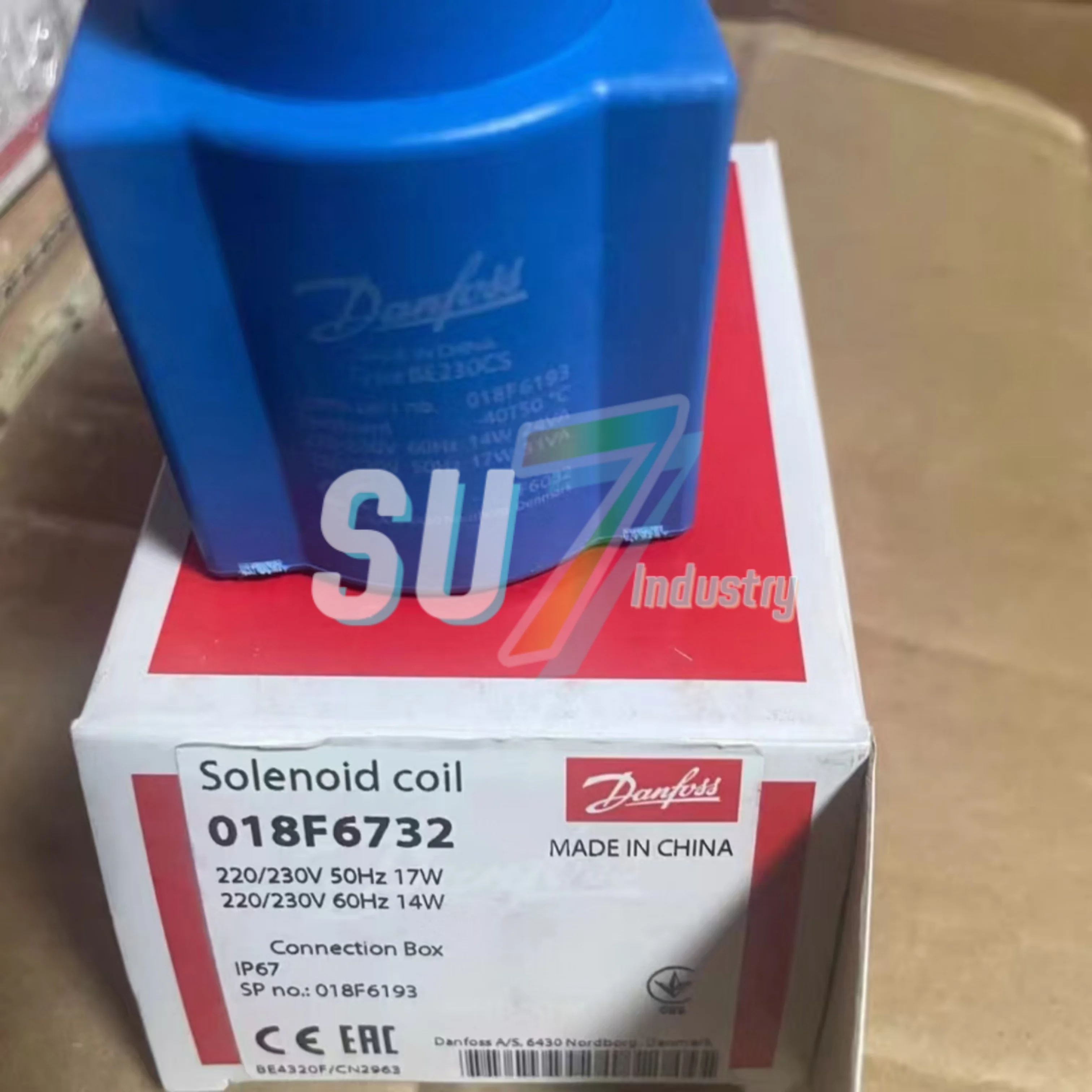 

solenoid valve coil 018F6732/018F6193 BE230CS 220V 018F6757 BE024DS 24V 018F6801 BG230AS 220V new in box