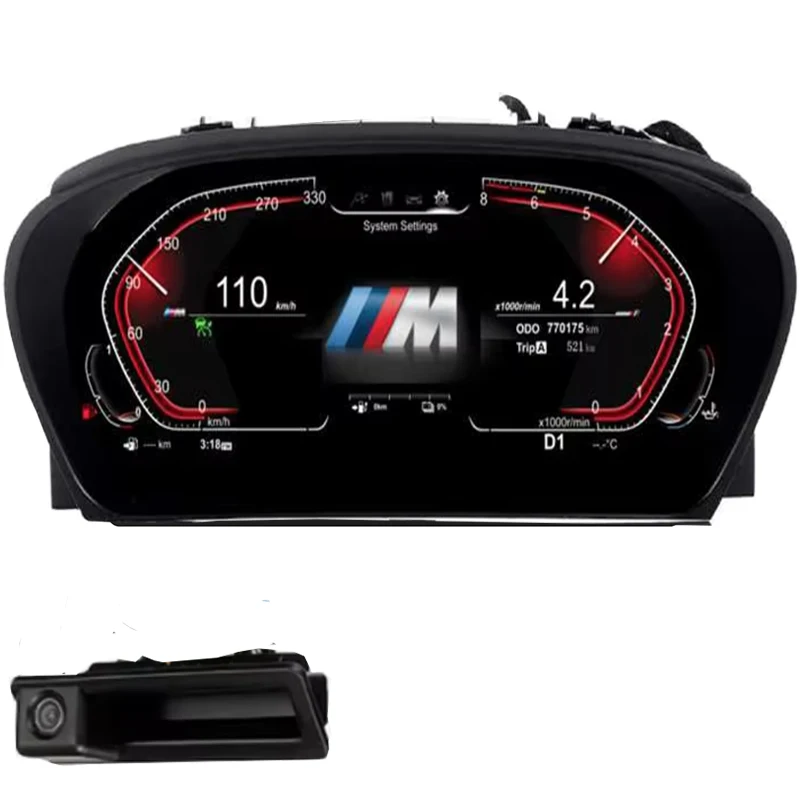 

FOR BMW X6E71E72 cluster instrument panel, cockpit speedometer, head up display, 12.3-inch original digital LCD instrument panel