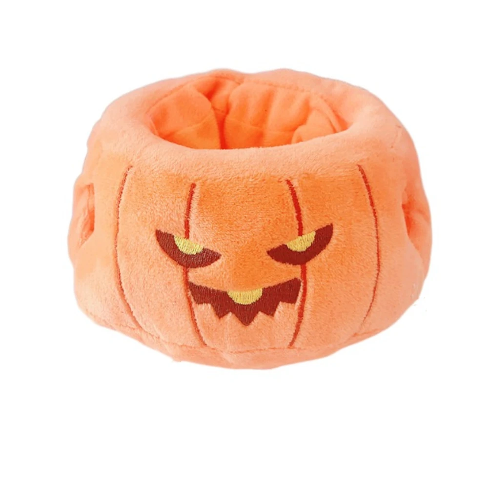 Dress Up Cotton Doll Pumpkin Clothes Set Orange Kawaii Cotton Doll Abito di Halloween Cappello Moda Vestiti per bambole di peluche