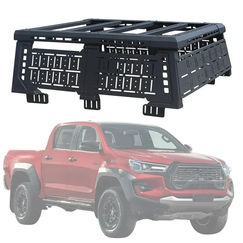 High Quality Steel Adjustable Multifunctional Truck Bed Rack For Hilux