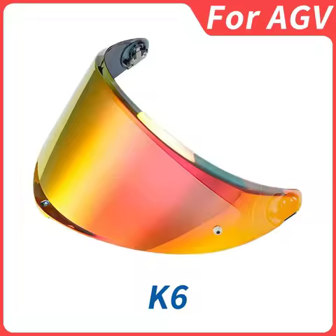 For AGV K6 Full Face Motercycle Helmet Visor Lens Capacete Helmet Accessories Multi Color Helmet Visor Dropship