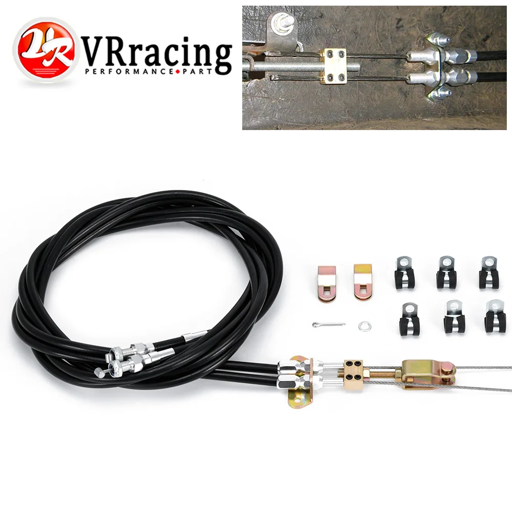 

Universal Rear Parking Brake Cable Kit Emergency Brake Cable Kit Disc/Drum Parking Brake Cable Kit