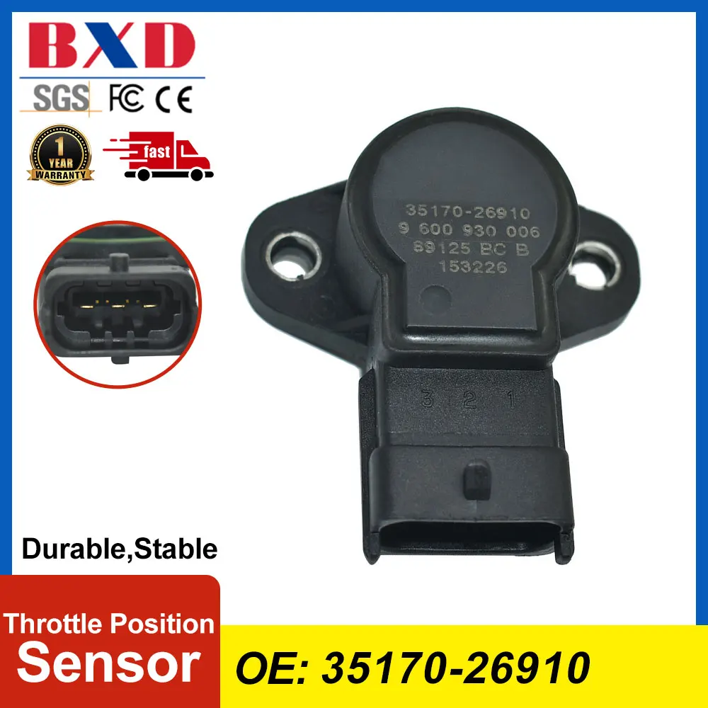 

Throttle Position Sensor TPS 35170-26910 For Hyundai Elantra 2007-2012 Kia Soul 2010-2011 3517026910