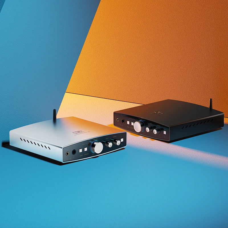 شانلينغ EH2 سطح المكتب بلوتوث فك سماعة HiFi Preamp فك سماعة الكل في واحد DSD24bitR2R DAC العمارة مخصص