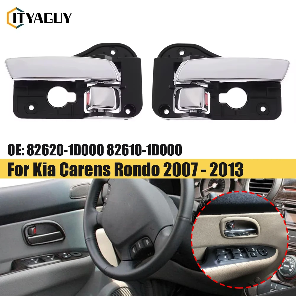 Auto Vorne Hinten Links Rechts Innen Griffe Innen Türgriff Ersatz 82620-1D000 82610-1D000 Für KIA Carens Rondo 2007-2013