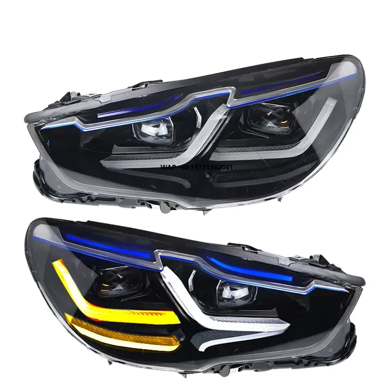 

2 Pieces for 5 Series GT F07 2010-2016 Head Lamp Upgrade LED Head Light Turn Signals Front Light New LED Headlights