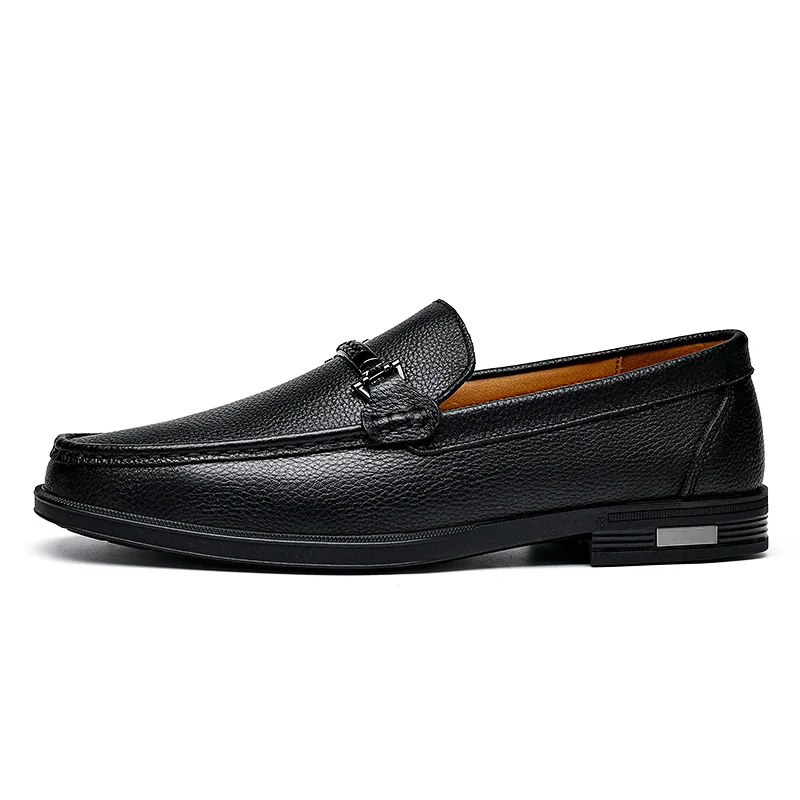Spring Autumn Luxury Brand Men Casual Leather Men\'s Loafers Lofer Shoes Loafer Loffers Slip-On Mocasines Hombre Big Size 47 48