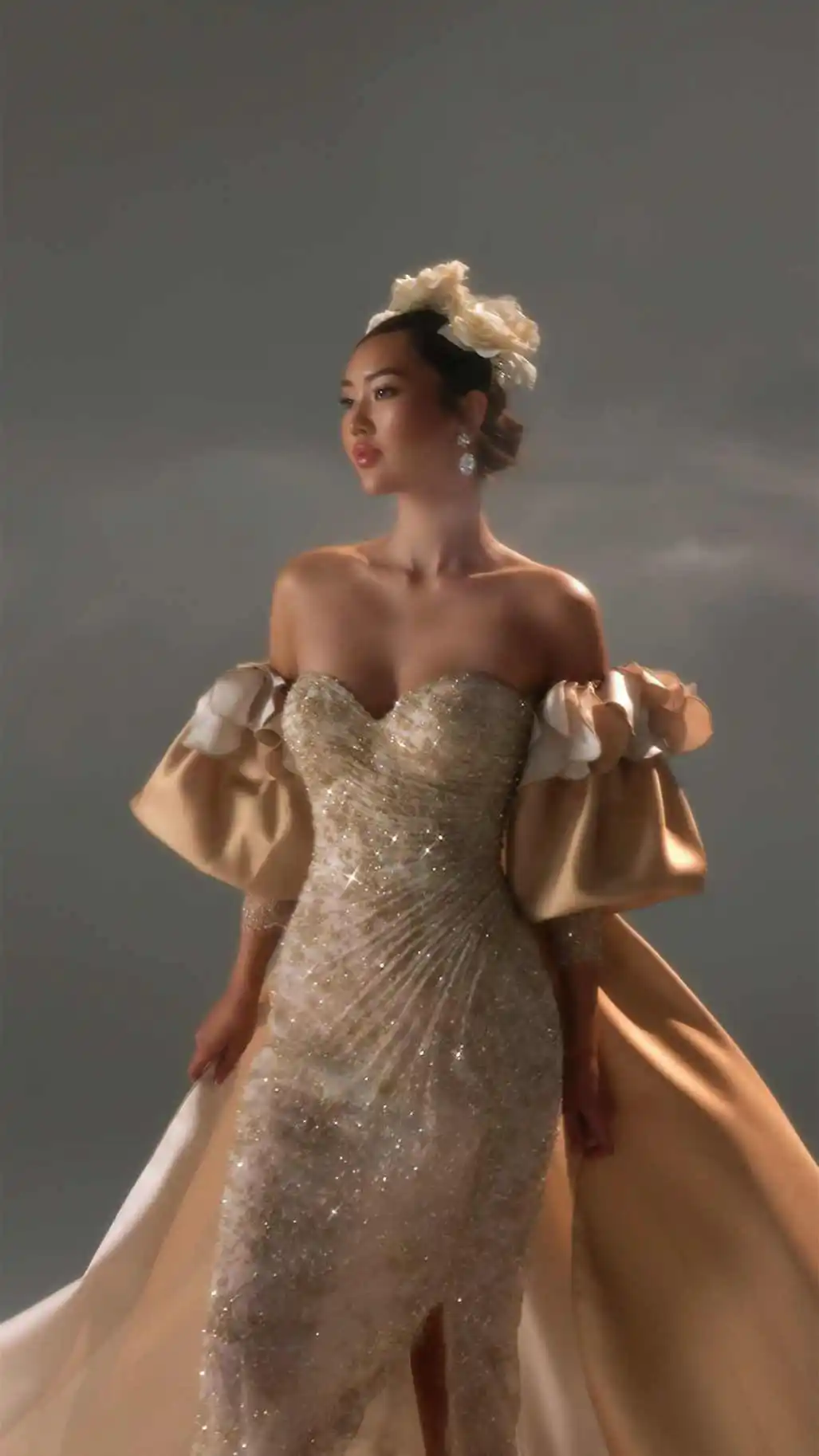 Luxury Evening Dresses Mermaid Strapless Sequins Appliques Backless Sleeveless Prom Gowns Dresses Custom Made Robe De Soirée