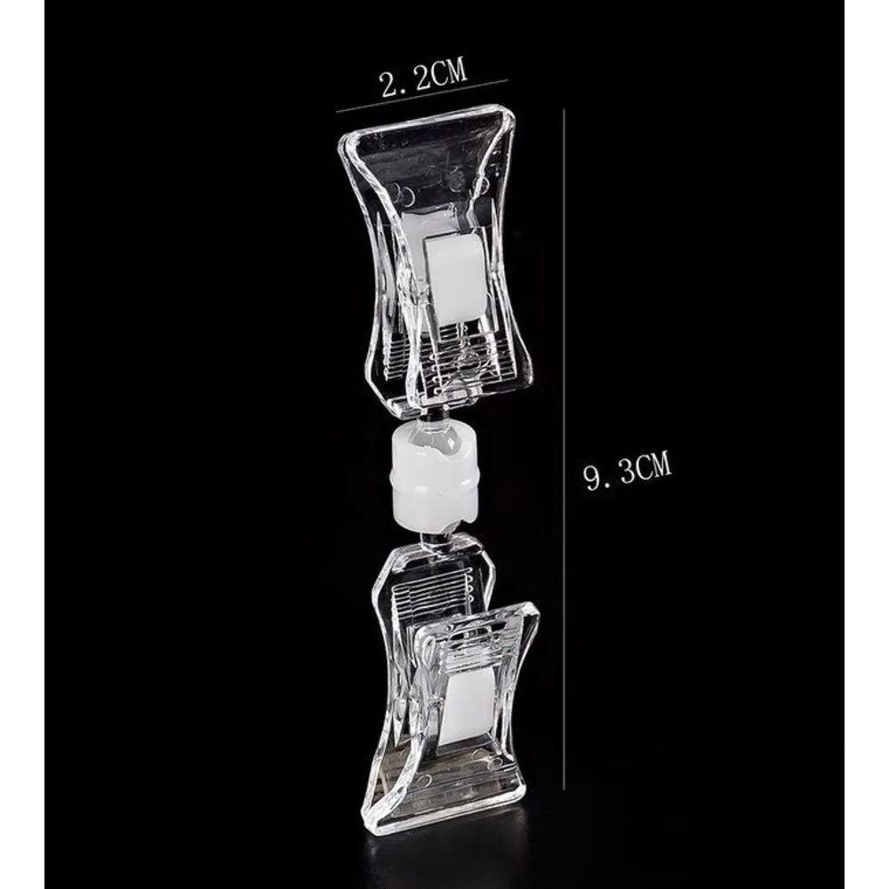 5pcs Good Quality Clear Pop Plastic Sign Paper Card Display Price Label Tag Promotion Clips Holders In Supermarket Retails