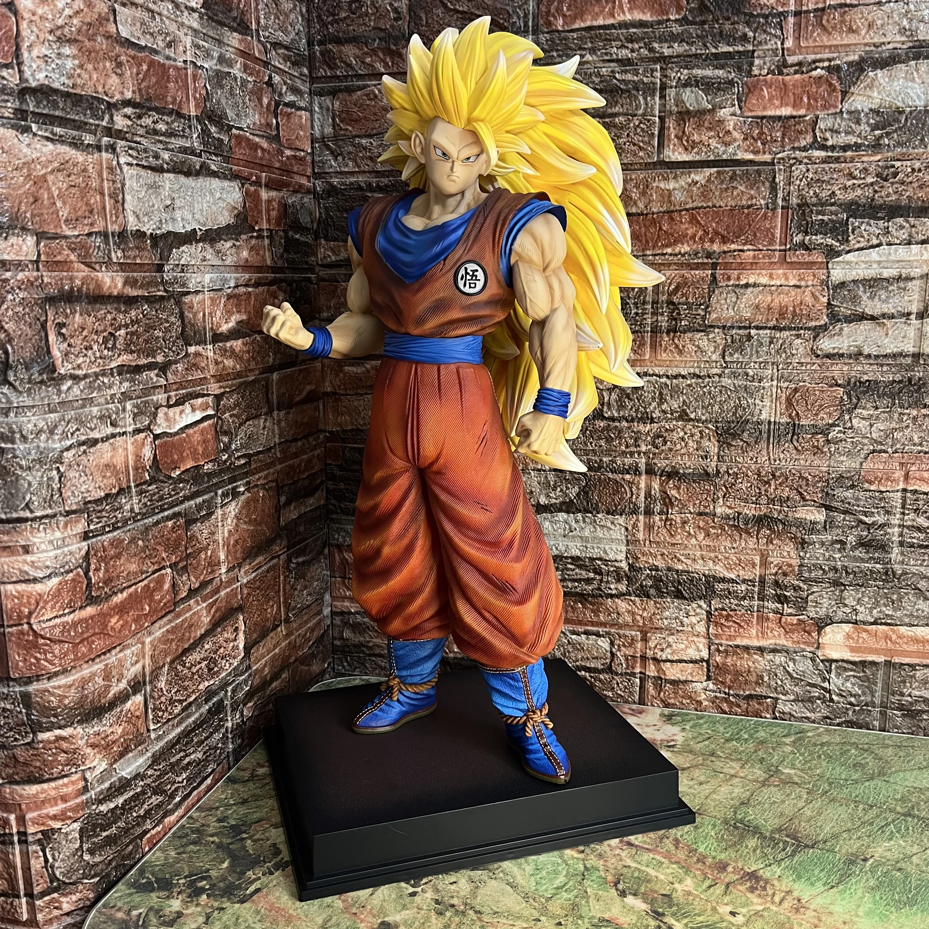 

New Jt Dragon Ball Character 2% Super Three Goku Cartoon Character Model Trend Toy Collection Ornaments Statue Birthday Gifts