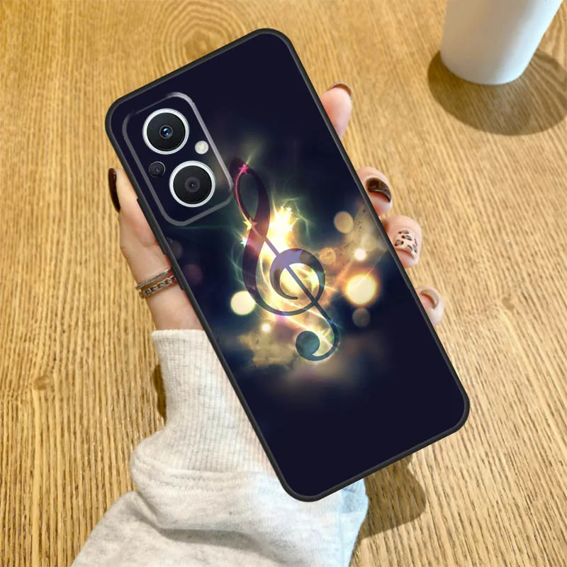 Music Note Symbol Piano Case For OPPO Find X2 X3 Neo Lite X6 X5 Pro Reno 8T 7 3 2Z 4Z 5Z 5 6 8 4 Lite Back Cover image 5
