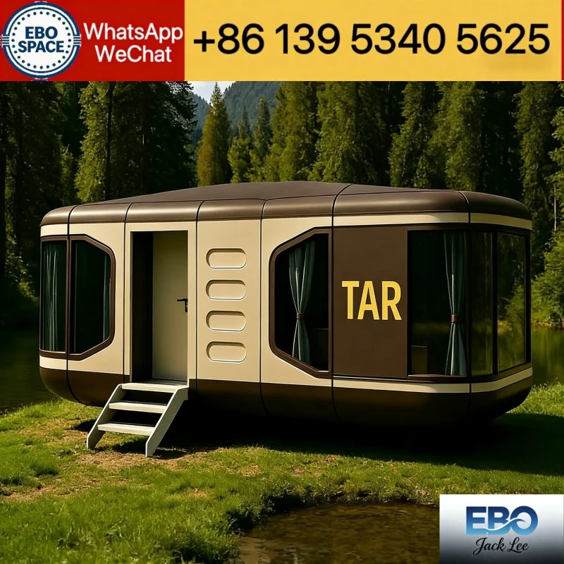 Foldable 20ft Expandable Container House Modular Design Quick Install for Residential Camp Office