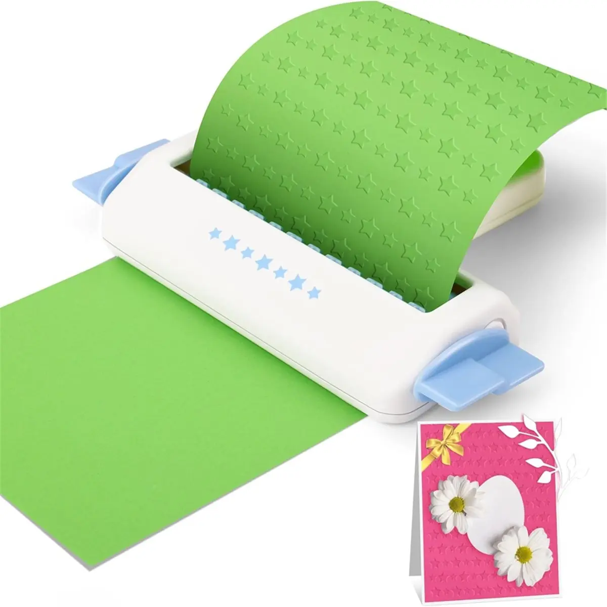 Best sales 2026 Star Embossing Paper Crimper for Crafting, Small Paper Crimper Tool Star Pattern Making Tool for DIY Arts Card