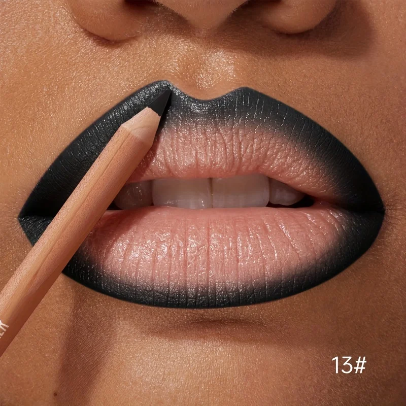 ปากกาเขียนขอบปากเนื้อแมท เขียนง่าย สีติดทน ช่วยให้รูปทรงริมฝีปากคมชัด ต้องมีสำหรับมือใหม่ แพ็คเดี่ยว