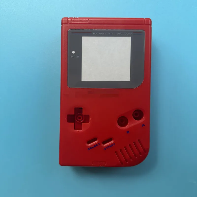 For Gameboy Classic GB DMG Shell Replacement Kit High Quality Console Housing With Buttons Conductive Pads Screws Accessories