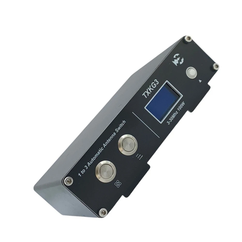 M-type Connector Switch Automatic Antenna Switcher DC 9-15V Power Input 3MHz To 30MHz Range 100W Power Handling 50 Ohm Impedance