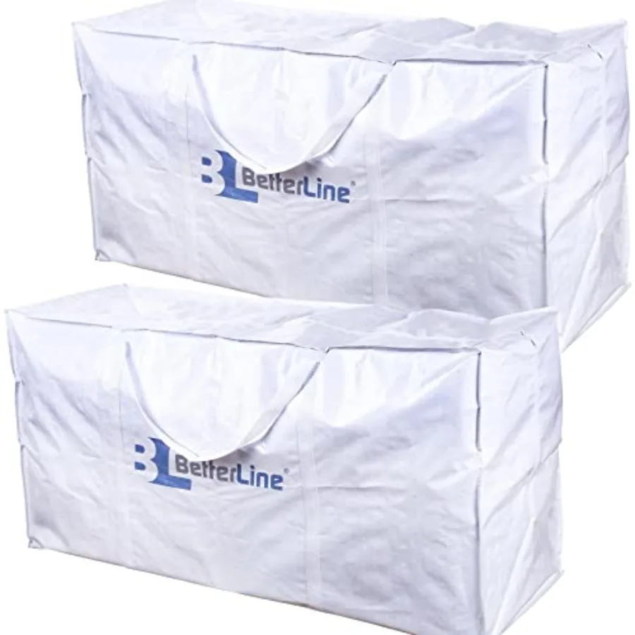 

Storage Bag - Heavy Duty 45x22x16 Inch Huge Tote Duffel with Max Load of 100 lbs. 45kg - Tear-resistant and Water-resistant Pol