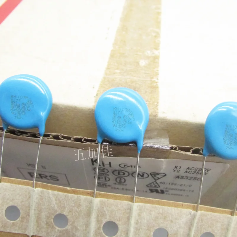 10-100pcs KH103M X1Y2 250V10NF 0.01UF imported ceramic capacitor DE2F3KH103MP4AA44