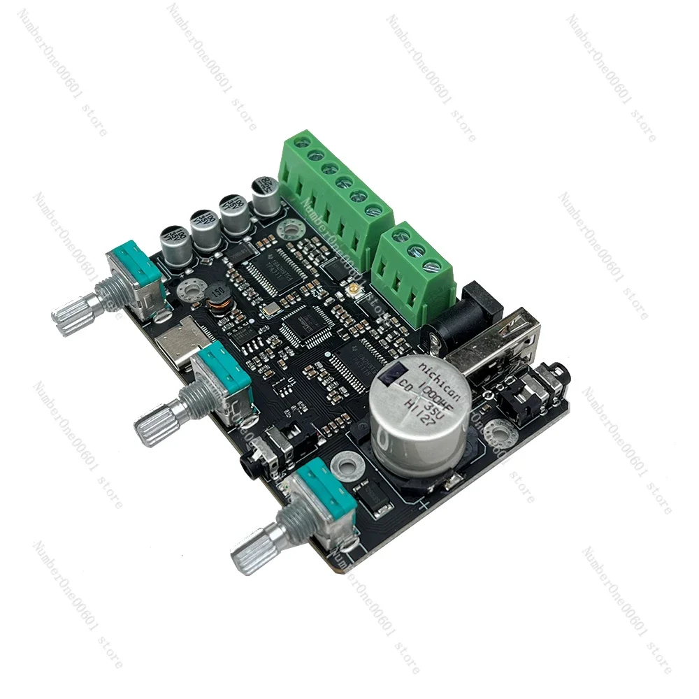 2.1 Bluetooth DSP Three-channel Independent 31 Band EQ TPA3118 2x30W+60W Subwoofer Digital Power Amplifier Board 20V 5A 4-8ohm