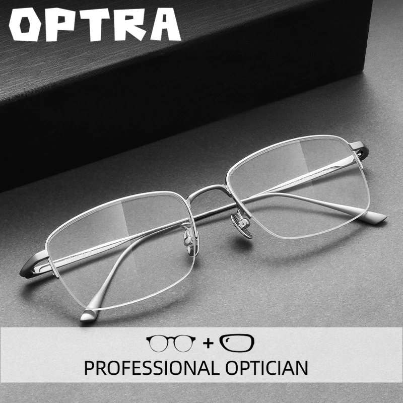 

Очки для чтения OPTRA Ultralight Business: мужские, с защитой от синего света, фотохромные, с возможностью индивидуальной коррекции зрения, оптические очки по рецепту