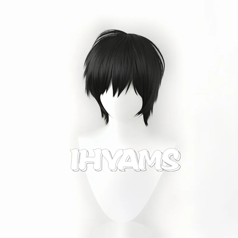 Yoichi Nagumo Wig Anime Sakamoto Days Black Short Hair Assassin Taro Sakamoto Halloween Cosplay Women Men Wigs