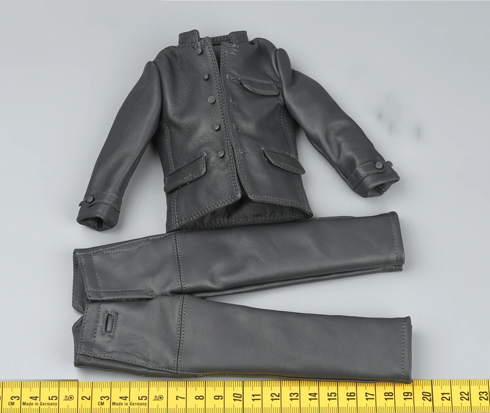 DID D80153 Scale 1/6 WWII German U-Boat Seaman General Erwin Battle Leather Shirt Tops Pant Suit For 12inch Action Collectable