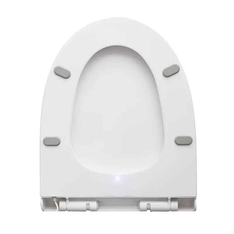 2025 New Design Dayao Electronic Heated Bidet Elongated Toilet Seat Easy Installation Soft Close Plastic White Seat Cover 2-Year