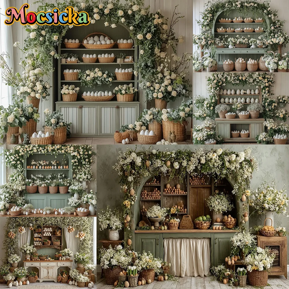 

Фон для фотосъемки Mocsicka: Весенний декор с цветами для кухни, детского праздника, первого дня рождения ребенка, фон для фотографий
