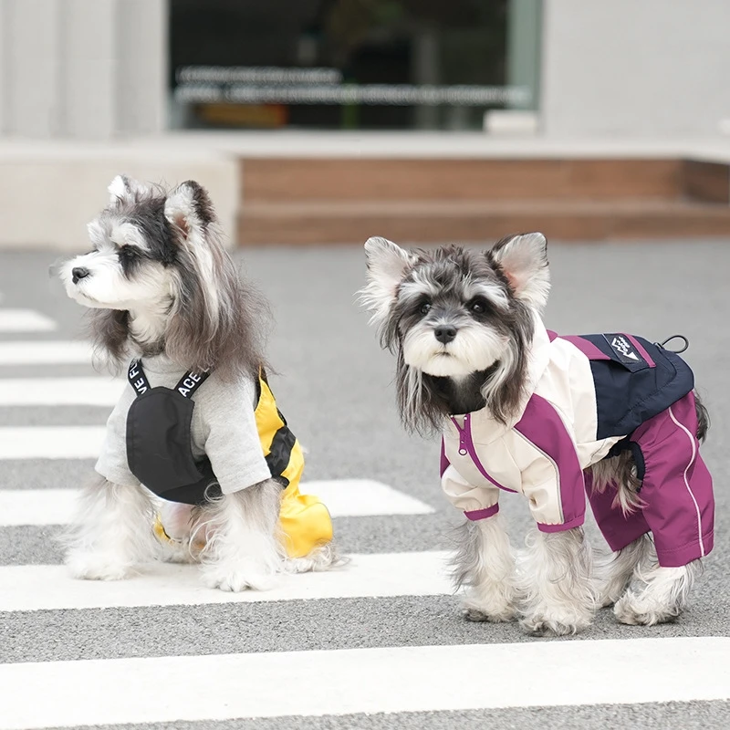 

Pet Dog Raincoat, Outdoor Jumpsuit, Waterproof Dog Jacket, Small And Medium-sized Dog Clothing, Pet Outdoor Anti Fouling Jacket