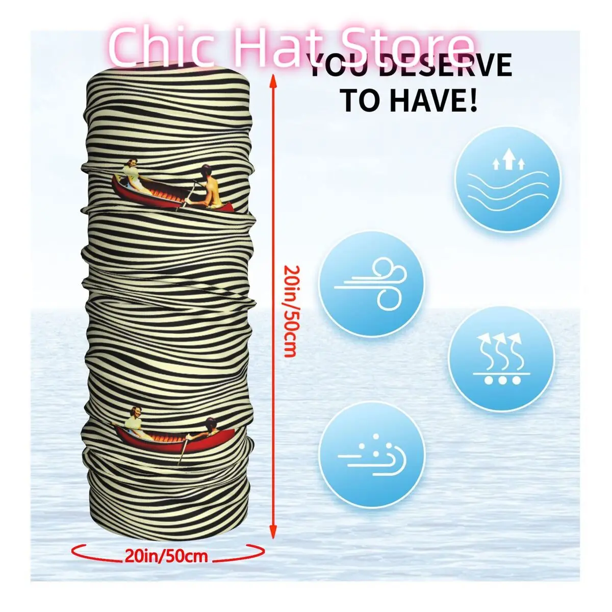 الوهمية ركوب القارب وشاح منديل الرقبة قناع الوجه البوليستر #2