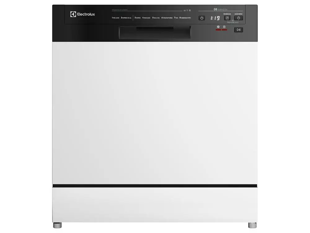 Lava-louças Electrolux 8 Serviços com Função Higienizar LB08E Branco - 220V