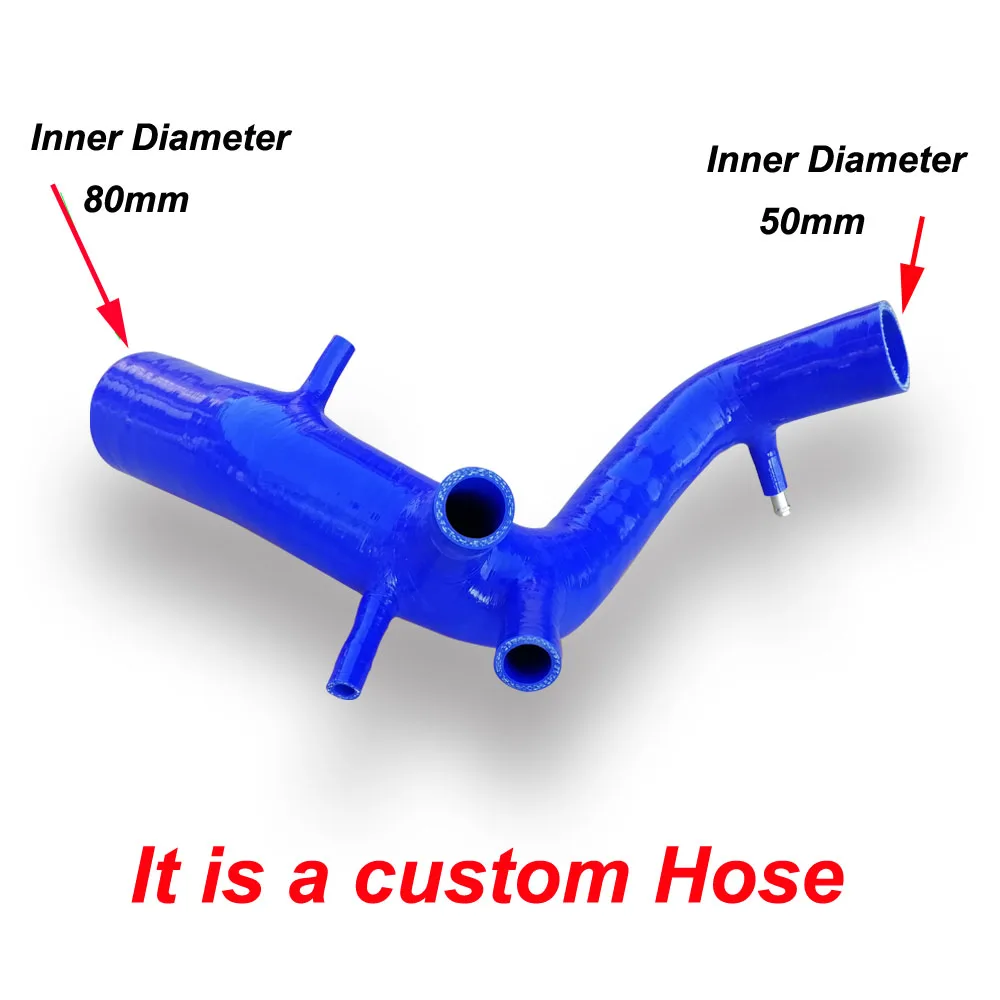 Custom Hose 50 to 80 Air Intake Hose Pipe For golf 4 gti 1.8 turbo Update turbo from k03 to k04-001, Update air intake from S3