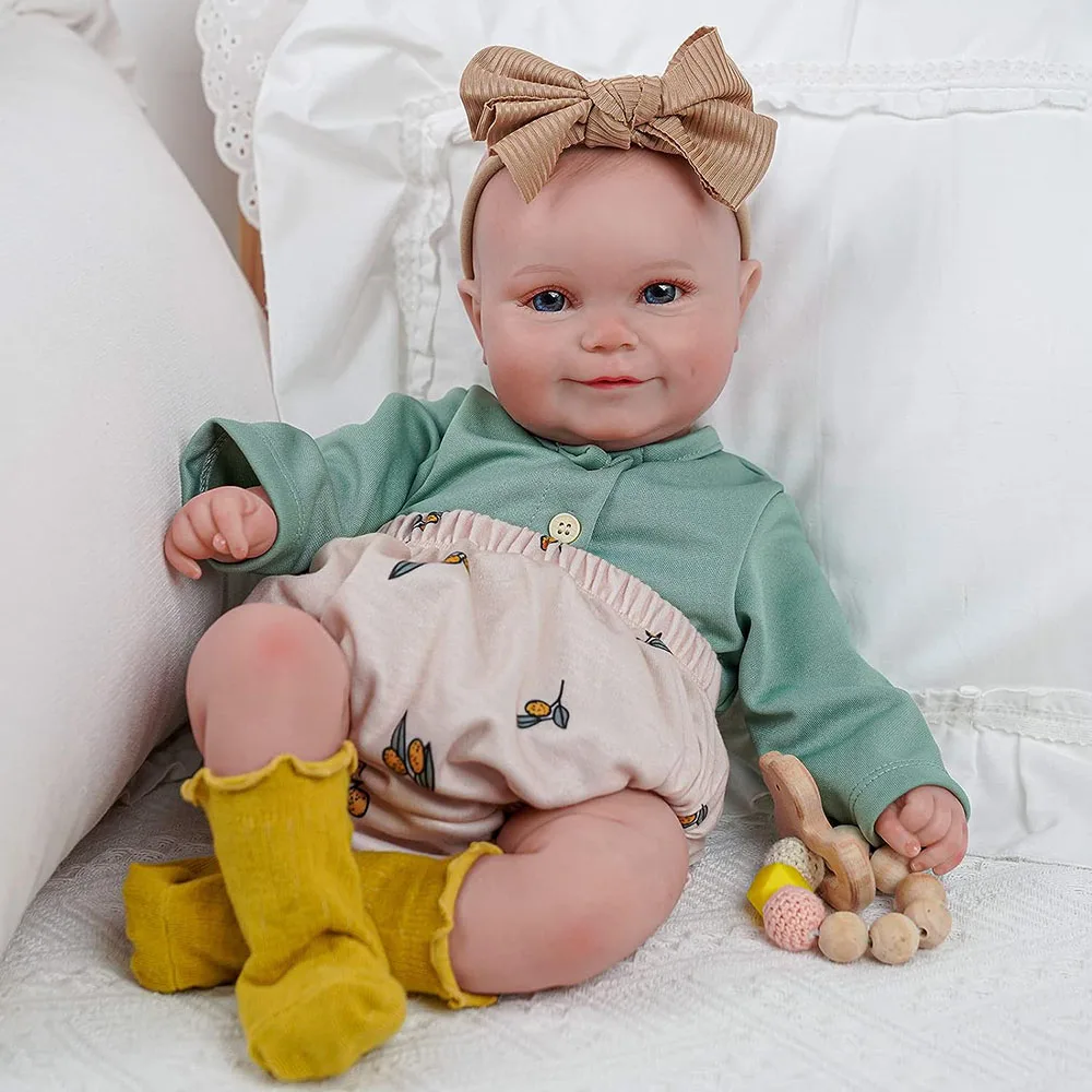 

20 Inch Cute Soft Vinyl Realistic Newborn Baby Dolls Poseable Real Life Lifelike Baby Dolls