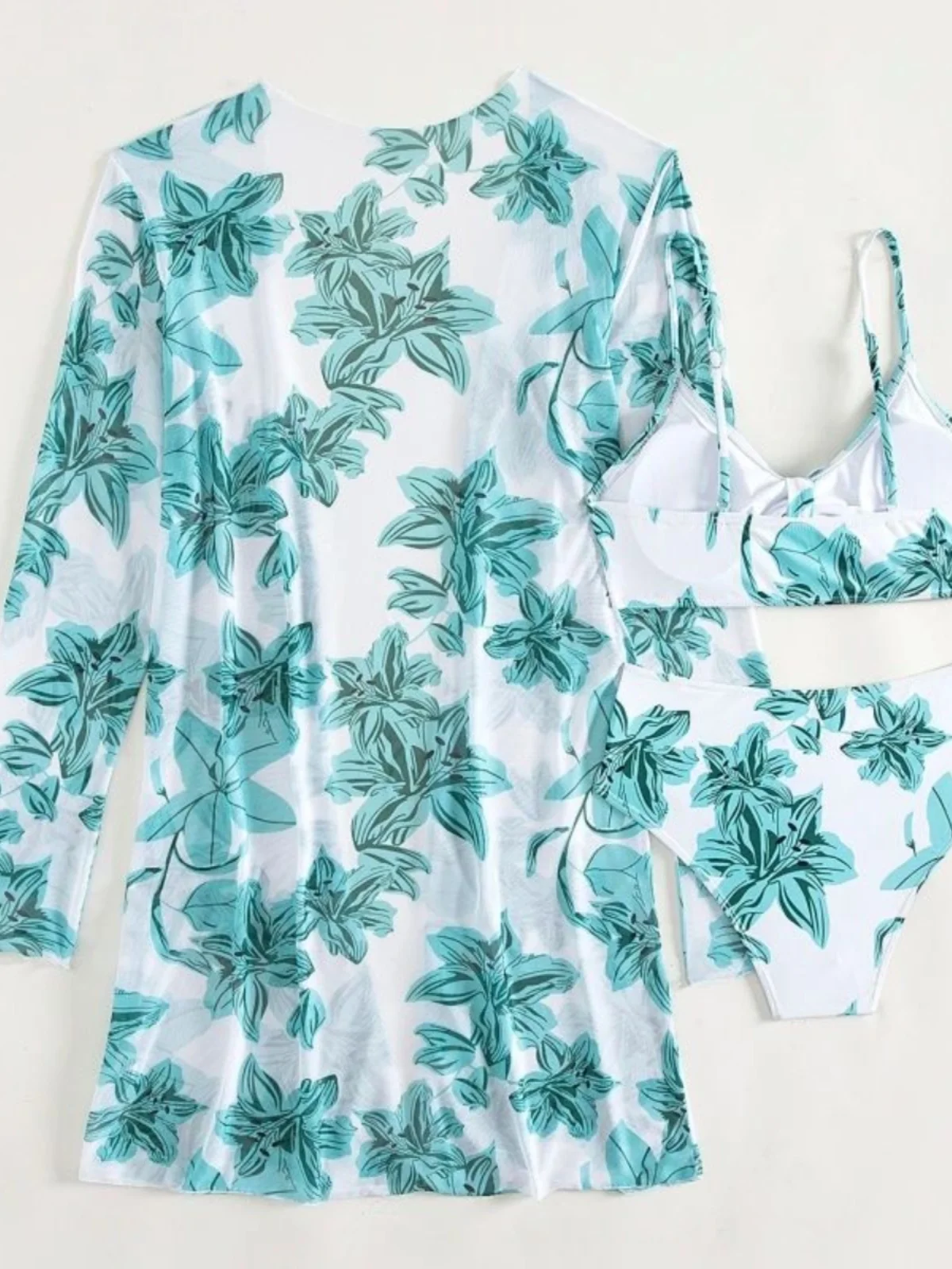 Sexy Printed Swimsuit for Women Faionable Beachwear Summer 2024 Seasonal Collection 00% Other Material Casual Swimwear