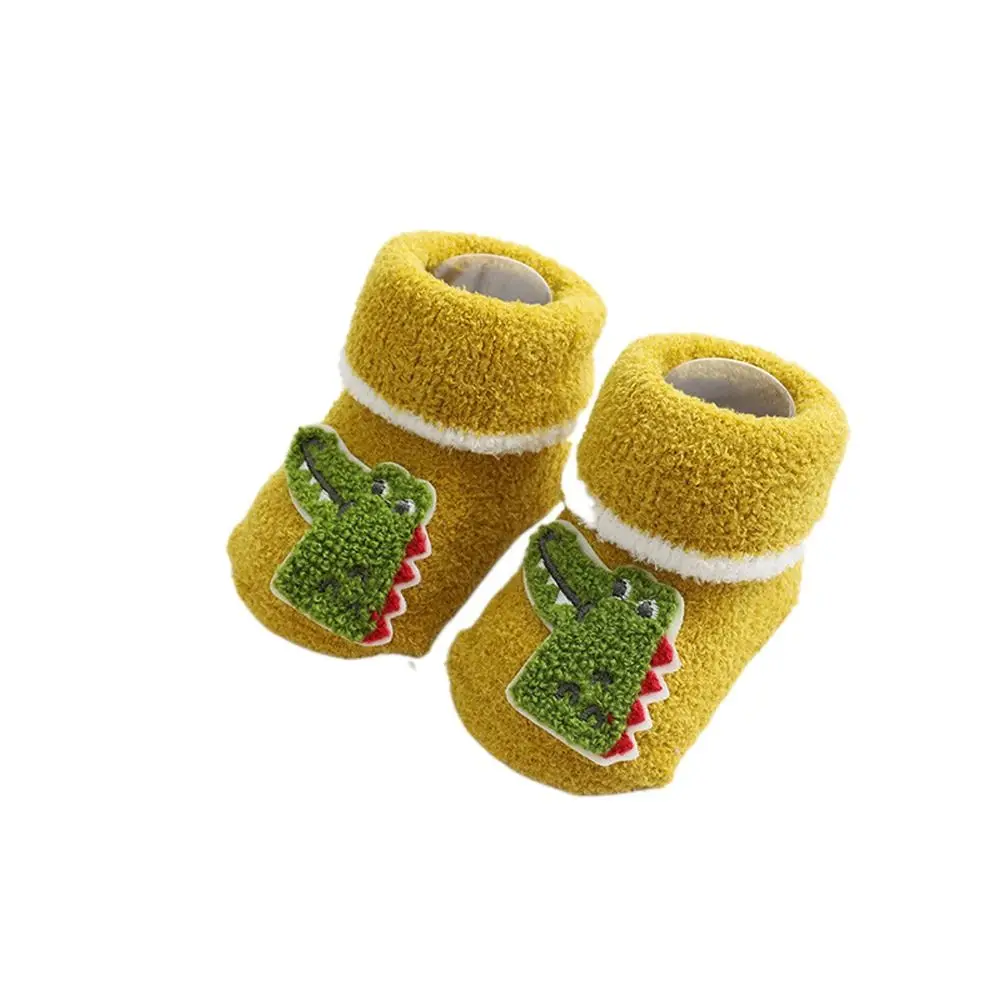 

Creative Bear Crocodile Anti Slip Rabbit Coral Fleece Bbay Floor Socks Baby Socks Cartoon Toddler Socks Infant Indoor Socks