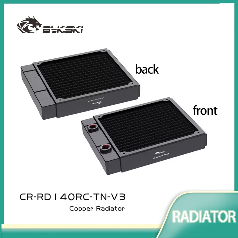 

Bykski толщиной 28 мм, 140 мм, 280 мм, 420 мм, медный теплообменник для разряда воды из ПК, радиатор для вентиляторов 140 мм CR-RD420RC-TN-V3