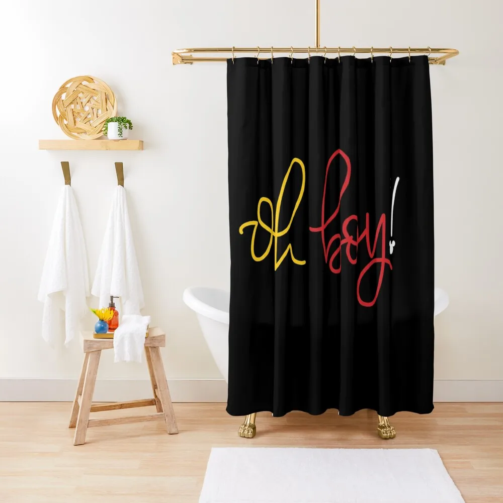 

Oh Boy! - Colour Shower Curtain Modern Accessory Bathrooms Waterproof Fabric Shower Bathtub Curtain