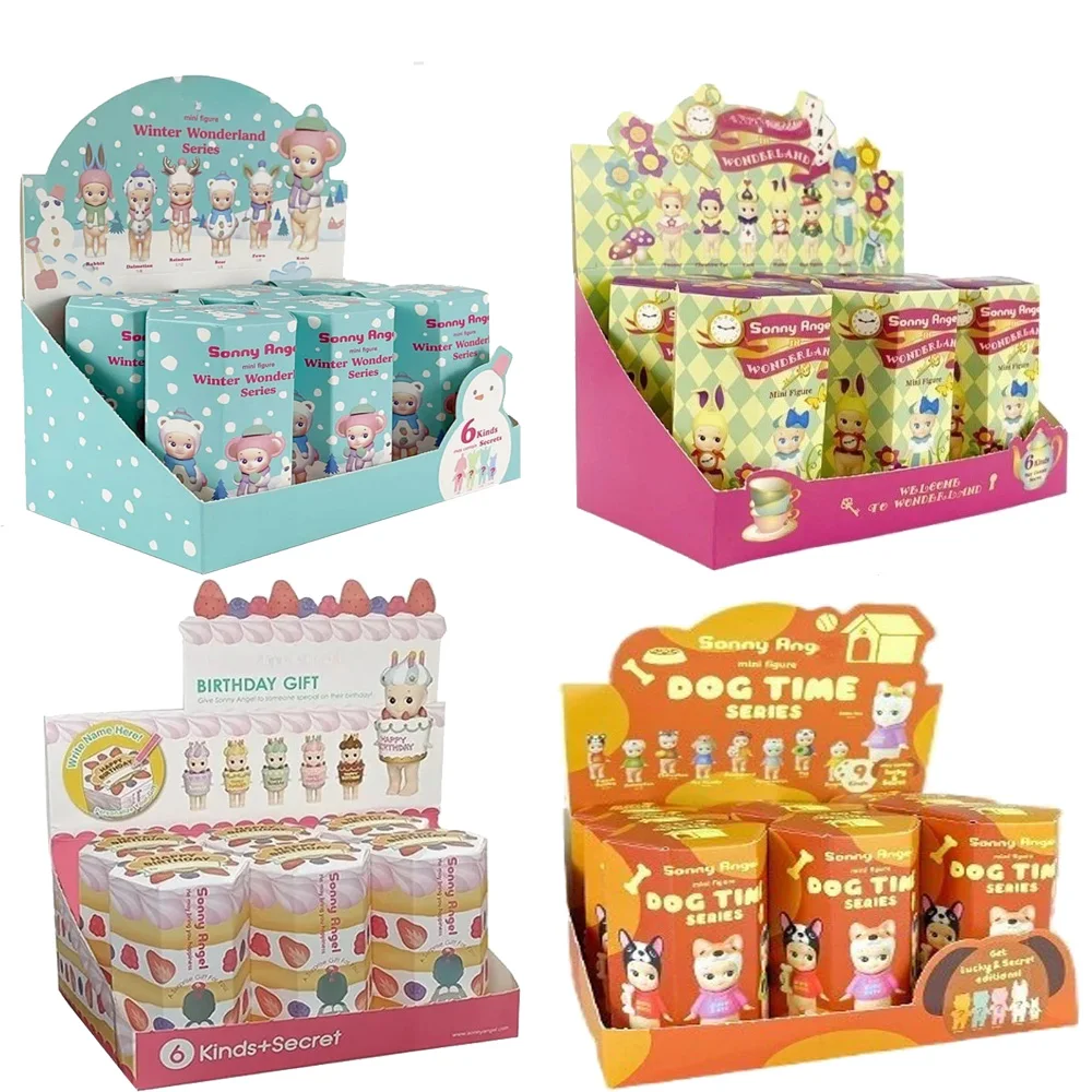 Мини-бренды, ангелы, хипперс, случайная глухая коробка, милые животные, аниме-фигурки, украшения для телефона, автомобиля для детей, подарки на день рождения, Рождество