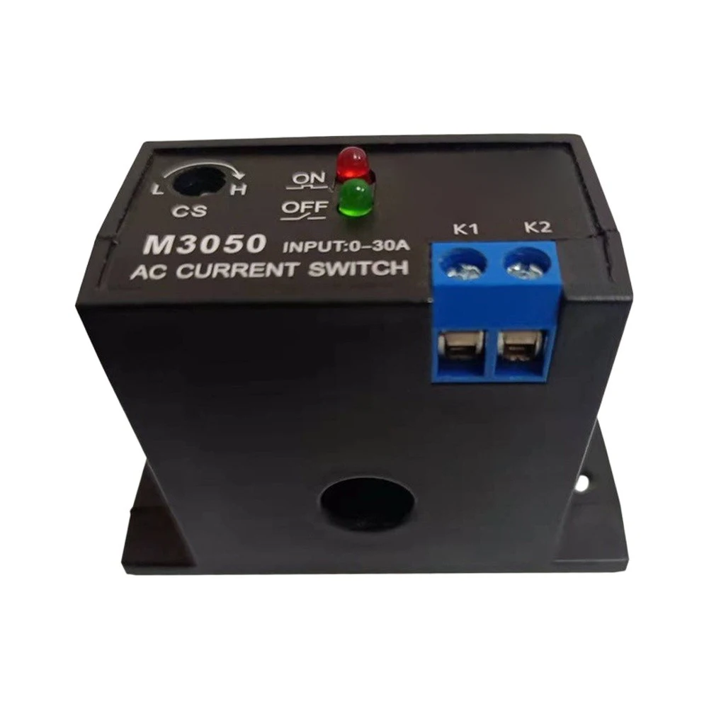 Current Sensor Switch Overcurrent Detection Alarm Interlocking Controller 0-30A Normally Open For Electrical System Automation