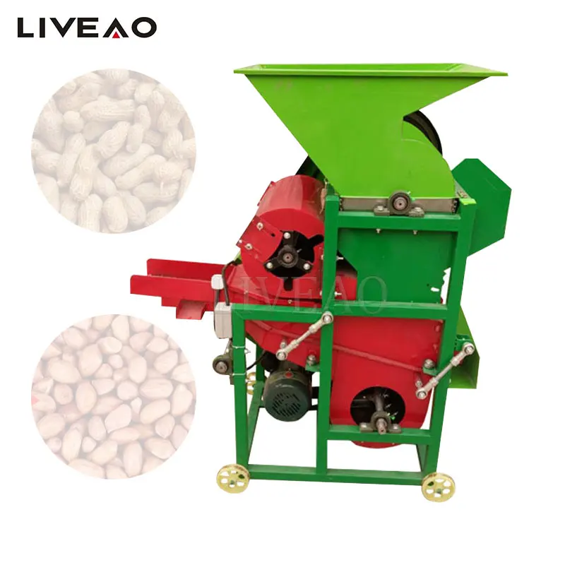 Electric Peanut Shell Removing Machine Groundnut Seed Hulling Peel Machine