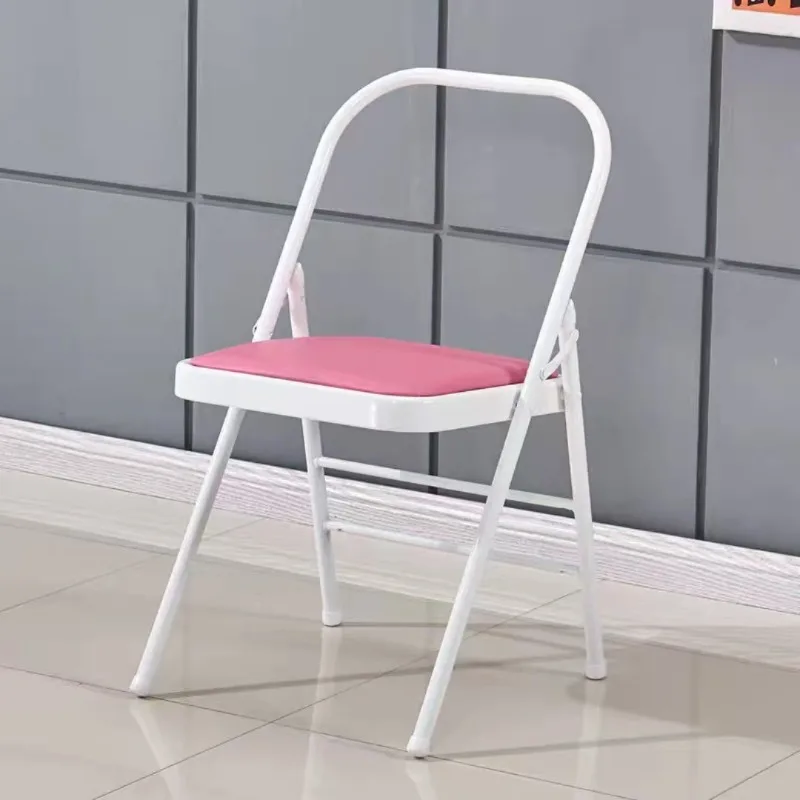 Factory Custom Multi-Function Yoga Accessory Equipment Yoga Headstand Chair Tube Metal Folding Iyengar Yoga Chair